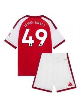 Arsenal Myles Lewis-Skelly #49 Replika Hemmakläder Barn 2026-27 Kortärmad (+ byxor)